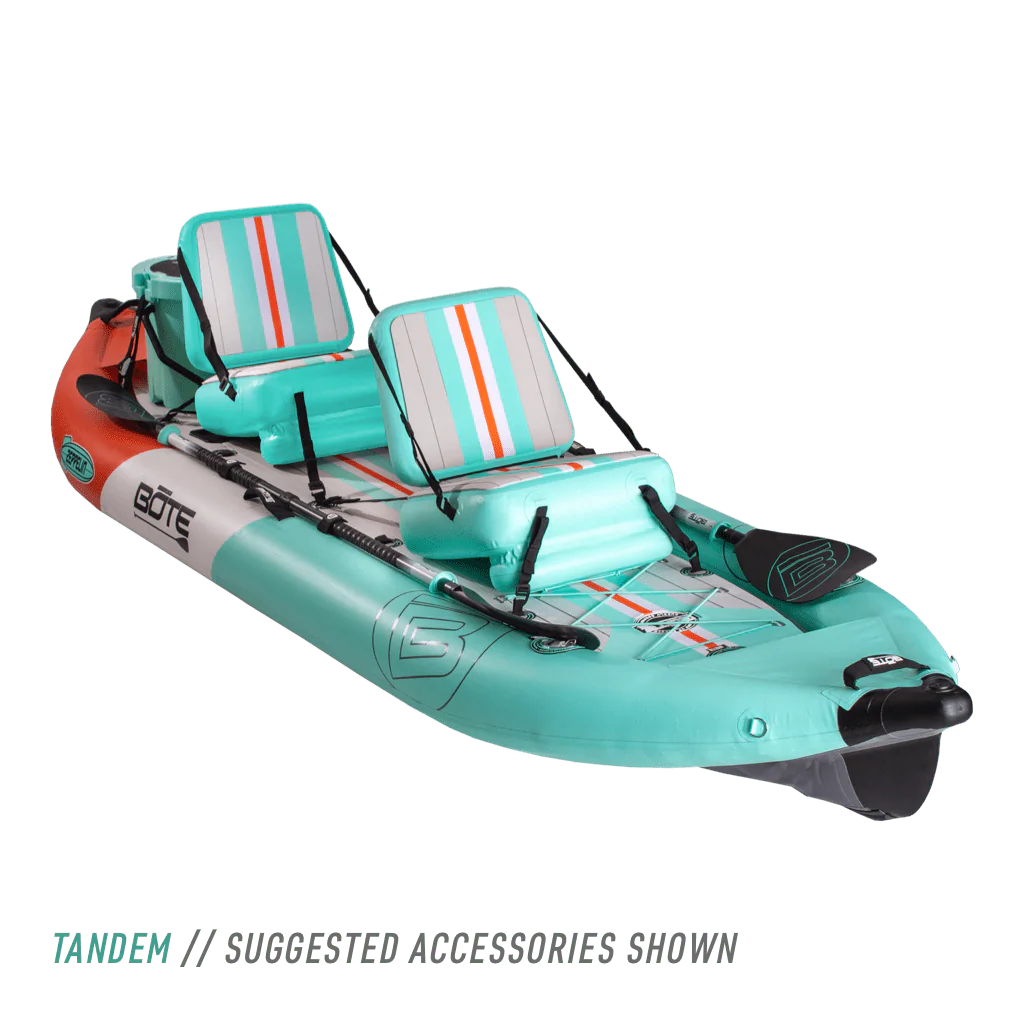 Image of Zeppelin Aero 12′6″ Classic Seafoam Inflatable Kayak Package