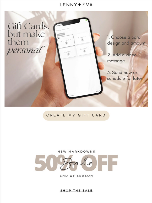 ✨Send a Video with your Gift Card✨