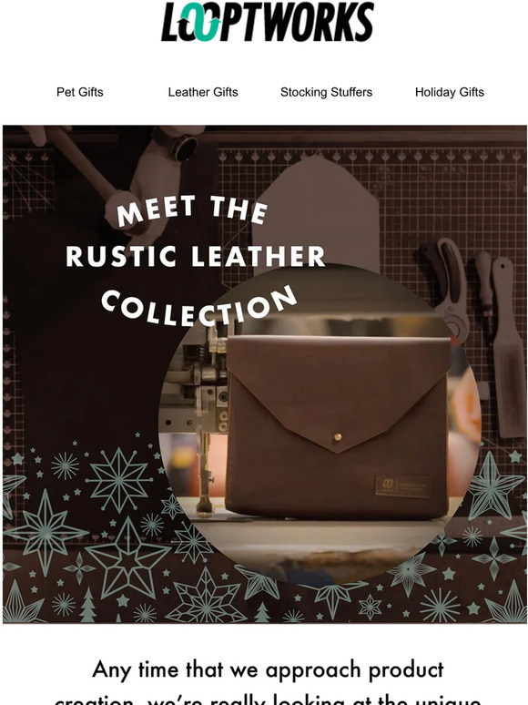 🌲 Excess Shoe Leather Gets New Life: Rustic Leather Collection