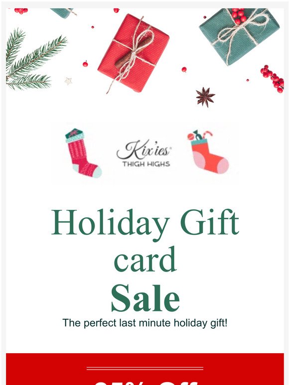 Kix'ies Gift Card SALE... 25%