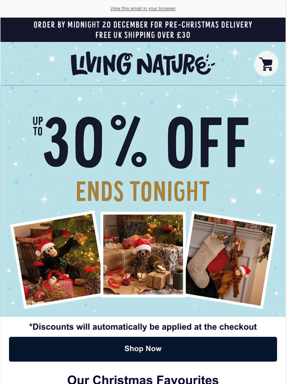 Last Chance... Our Sale Ends Tonight