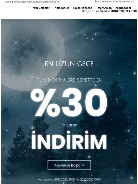 En Uzun Geceye Özel!