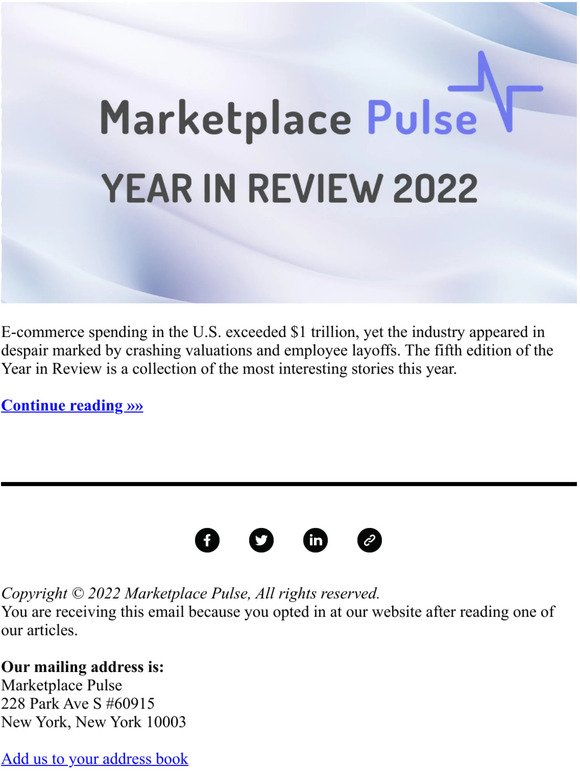 Marketplace Pulse Year in Review 2022