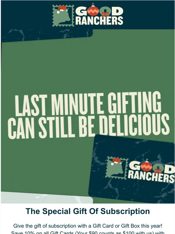 Good Ranchers Don't Panic 🤯 Find Last Minute Gifts Here Milled