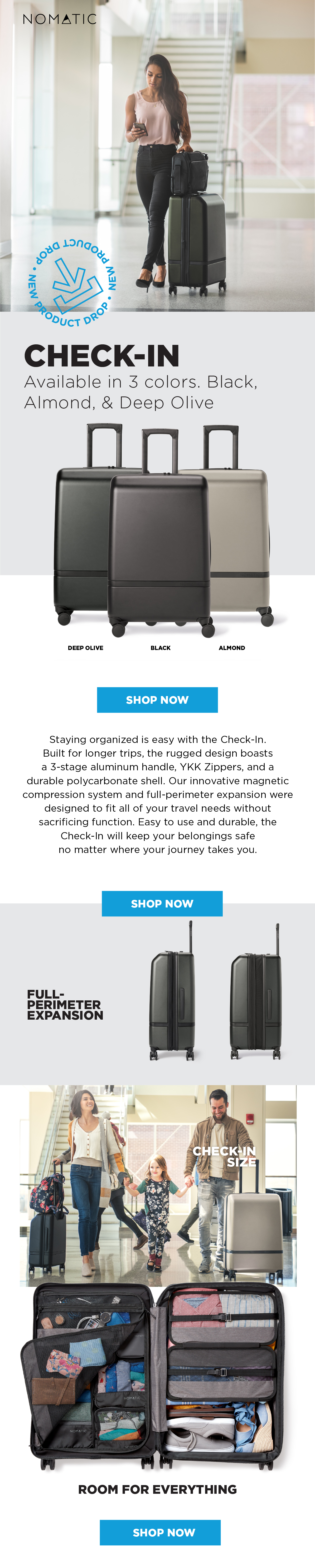 CheckIn NEW Colors Now Available! Milled