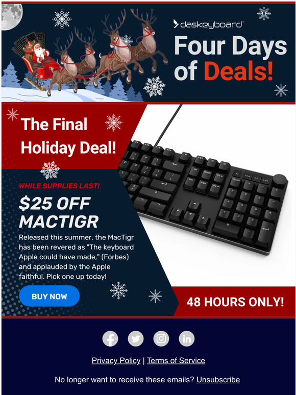 $25 Off the MacTigr! The Final Holiday Deal!