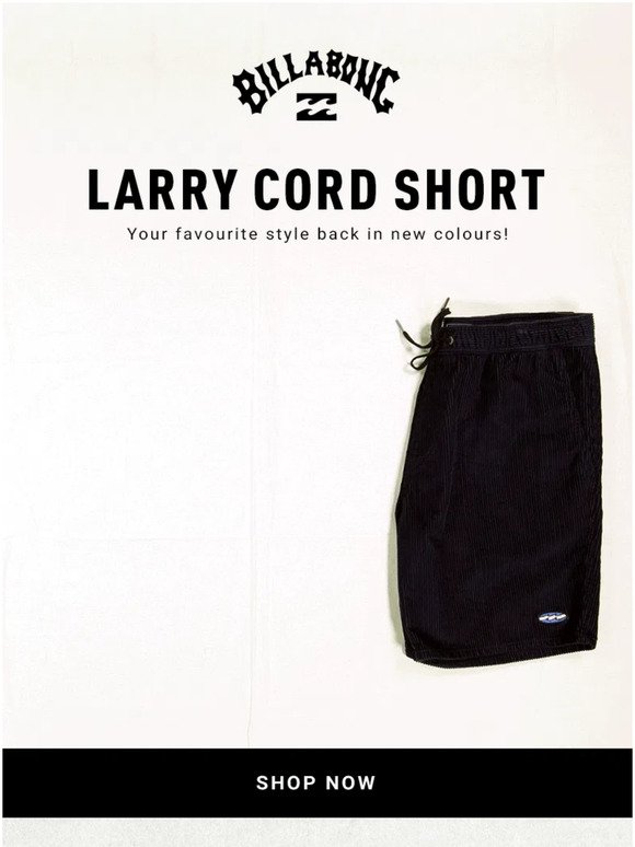 NEW COLOURS ADDED: Larry Cord Short