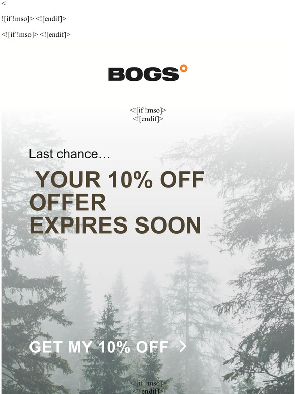 Your 10% off is expiring soon