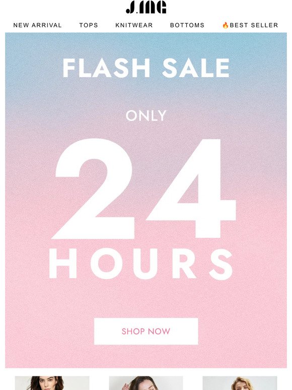 ⚡Countdown:24 hours flash sale
