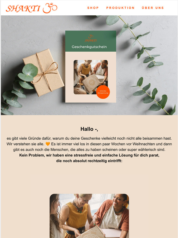 Shaktimat 🎁 Deine Rettung Gutschein von ShaktiMat 🧡 Milled