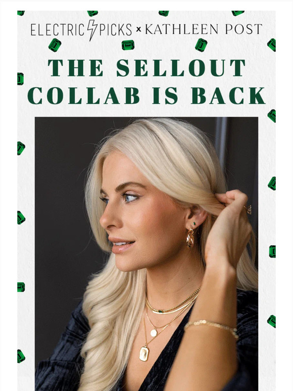 Electric Picks Jewelry The Wait Is Over! EP x Kathleen Post Is BACK! 💚