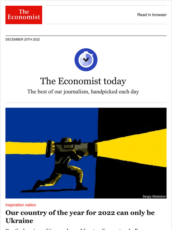 The Economist Our country of the year Milled