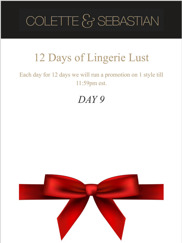 Day 9 of Lingerie Lust Promotion