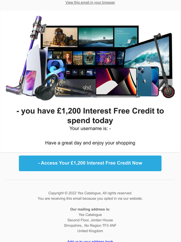 Yes Catalogue Application Approved Activate your account — Milled