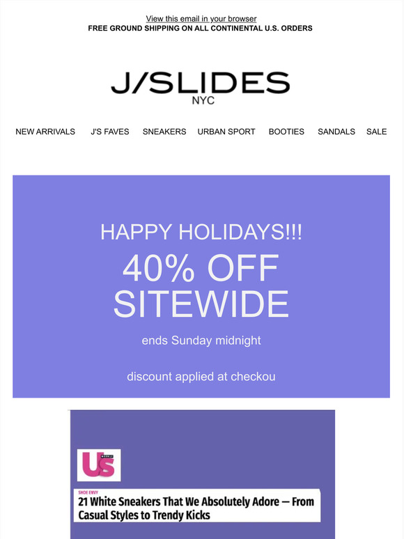 Happy Holidays!!! 40% OFF Sitewide ❄