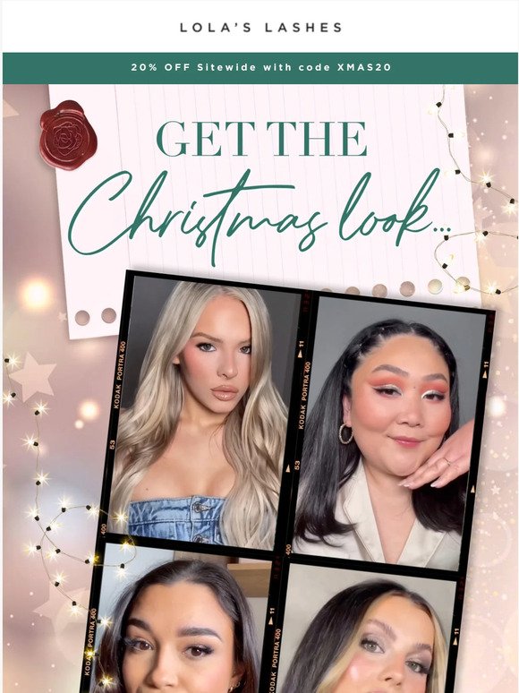 Get the Christmas look…