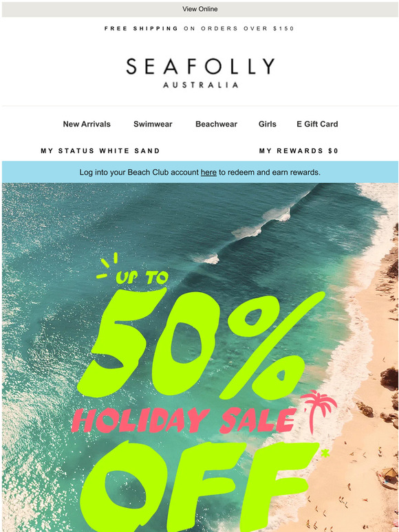 SALE STARTS NOW | Up To 50% Off