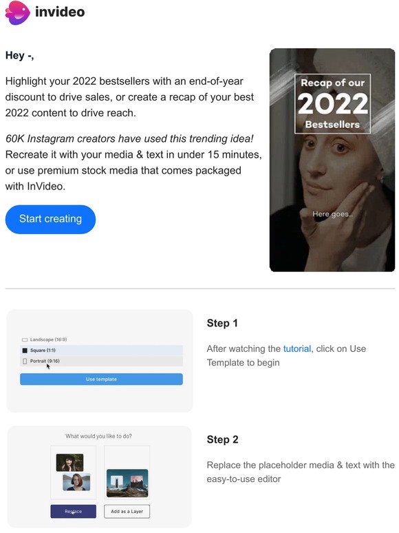 Maximize reach & sales with the trending "End of 2022" Instagram Reel!