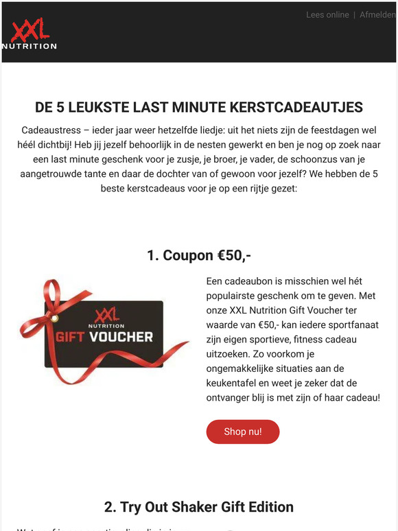 Last van cadeaustress?