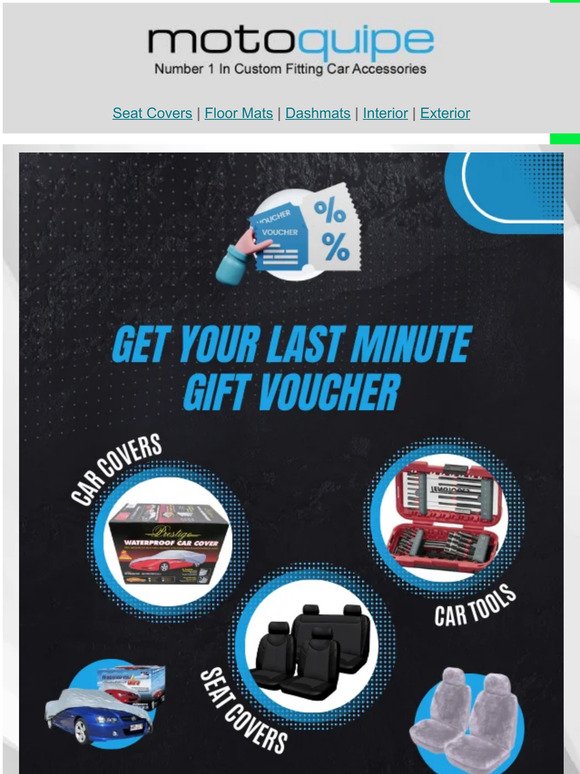 Order Your Last Minute Gift Voucher
