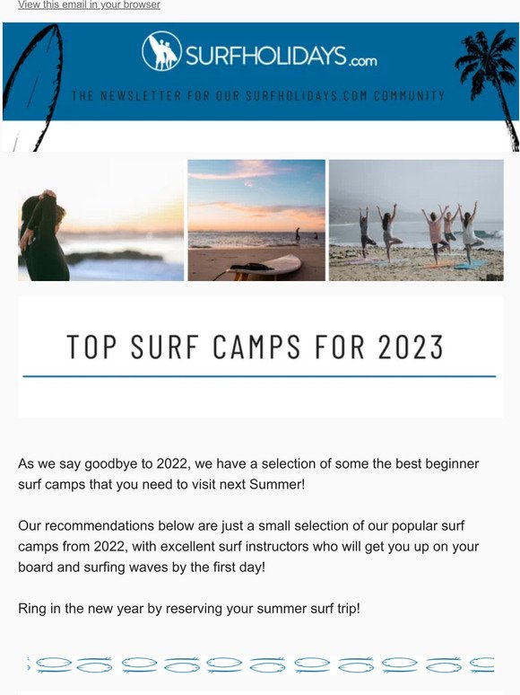 Summer 2023 - Best Beginner Surf Camps