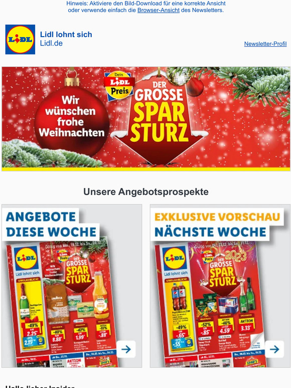 Lidl: Frohe Weihnachten Mit Lidl 🎄⭐🥂 | Milled