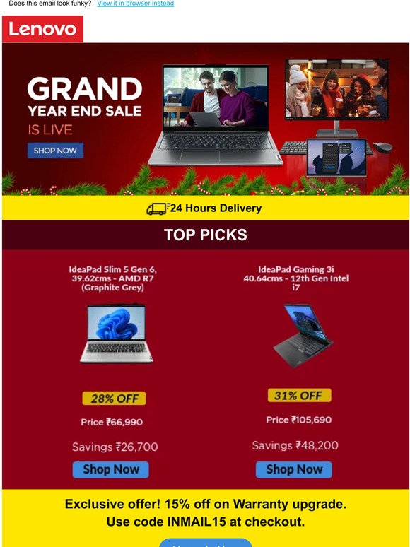 Have You Saved At Our GRAND Year-End Sale?