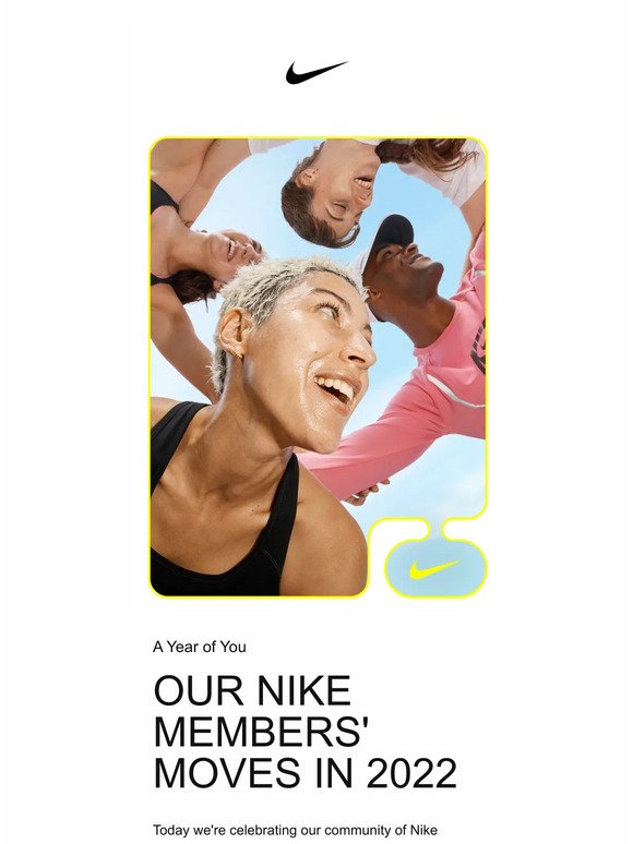 Our Nike Members ran 1.07 billion kilometres this year.