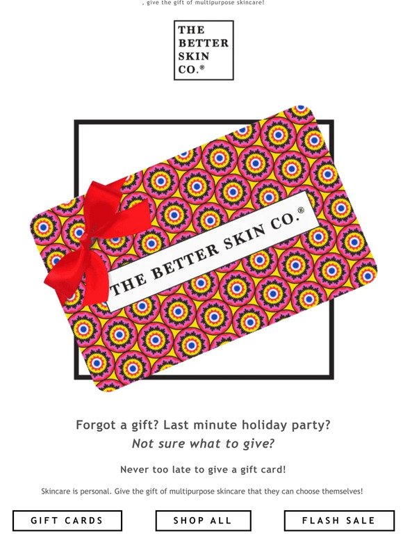 Forgot a Gift? 🎁 Never to Late for a Gift Card!