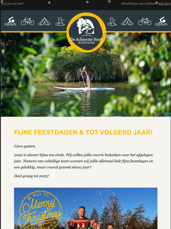 Fijne feestdagen en tot volgend jaar!