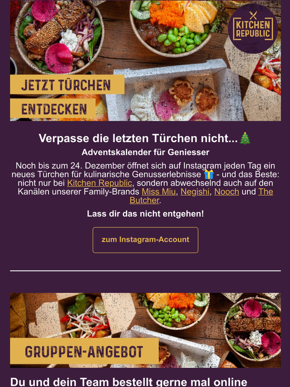 Verpasse die letzten Adventskalender-Türchen nicht 🎁