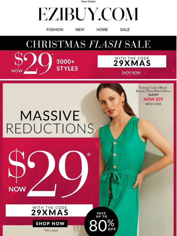 EziBuy Limited: $29 Styles Extended By Popular Demand! | Milled