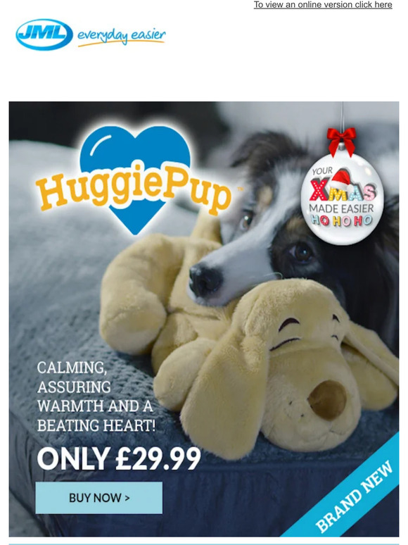 JML Direct The plush pup toy that calms your dog Milled