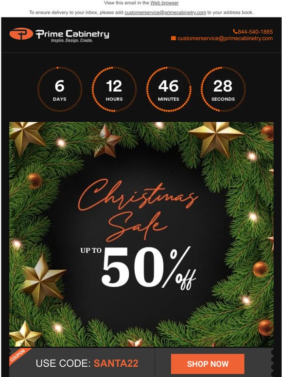 Our Christmas Sale is Still ON! | Up To 50% Off...