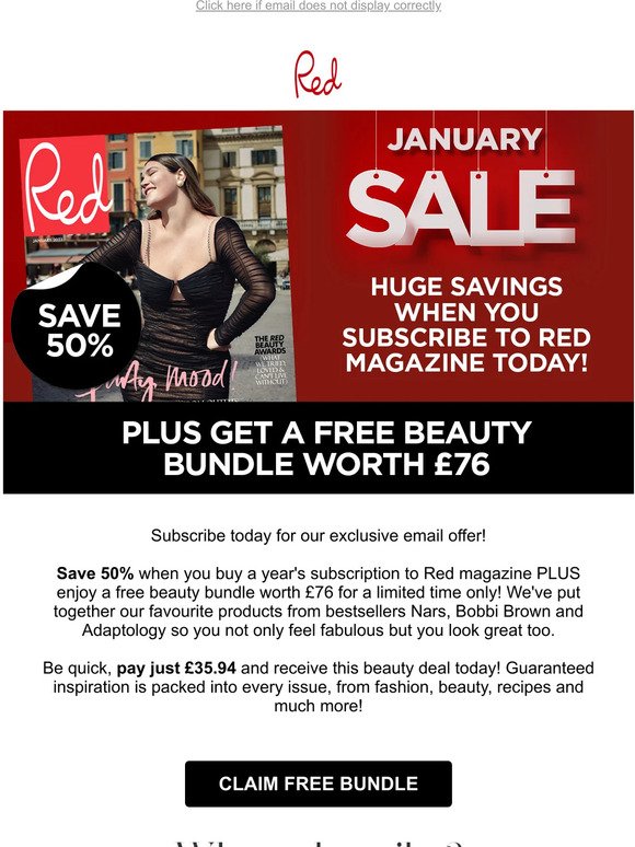 FREE beauty gift with our exclusive email offer 🎁
