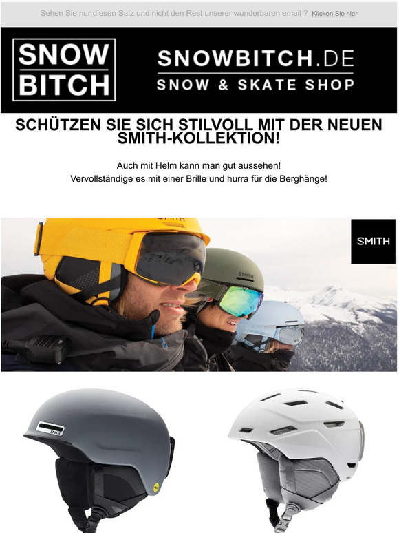 Schützen sie sich stilvoll mit der neuen Smith-Kollektion!
