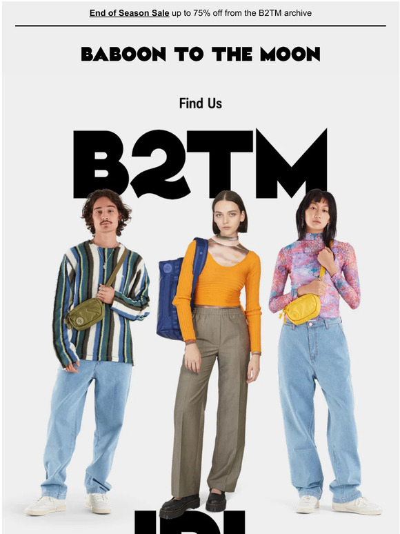 BABOON TO THE MOON Email Newsletters Shop Sales, Discounts, and Coupon