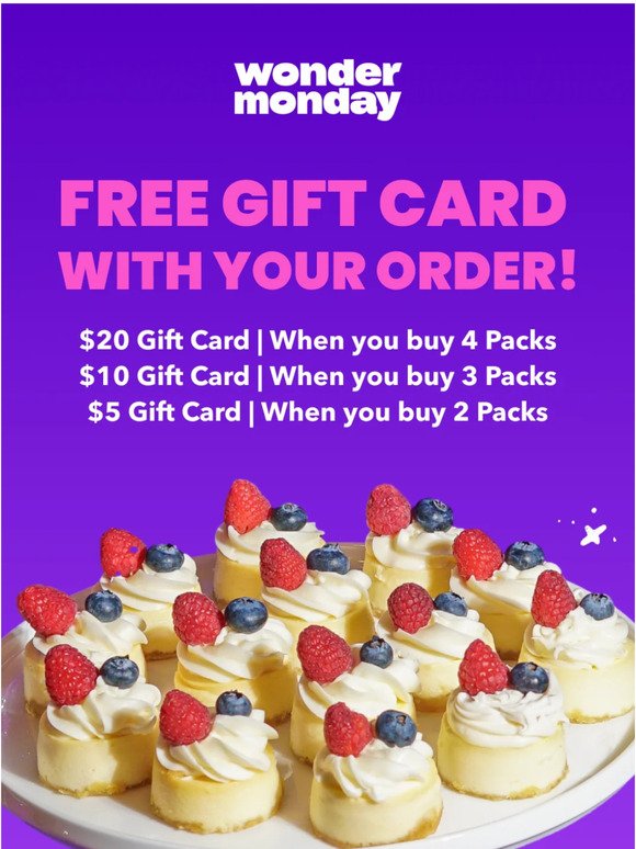💜 your free gift card is waiting! 💜