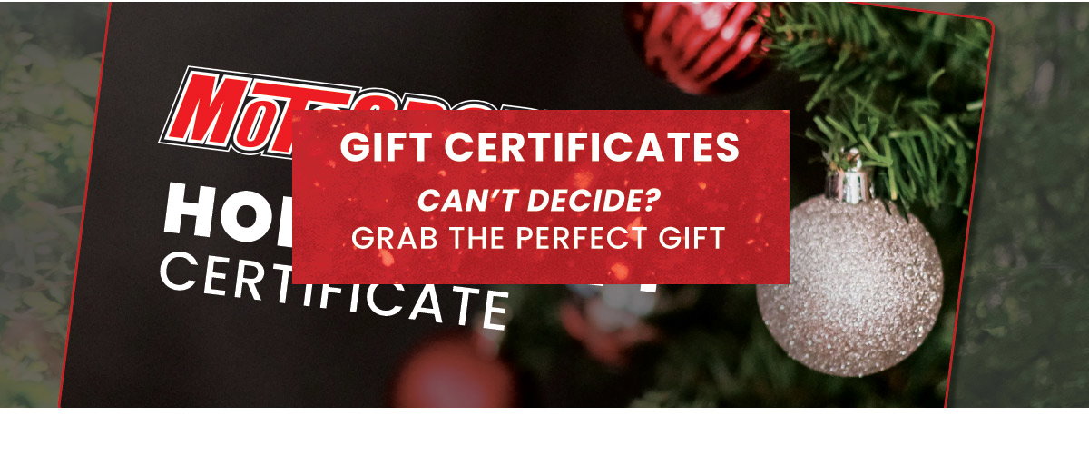 Gift Certificates | The Perfect Gift for Every Rider