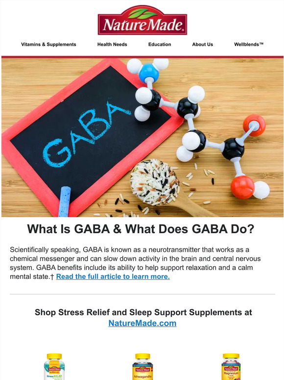 Nurish The Benefits of GABA Milled