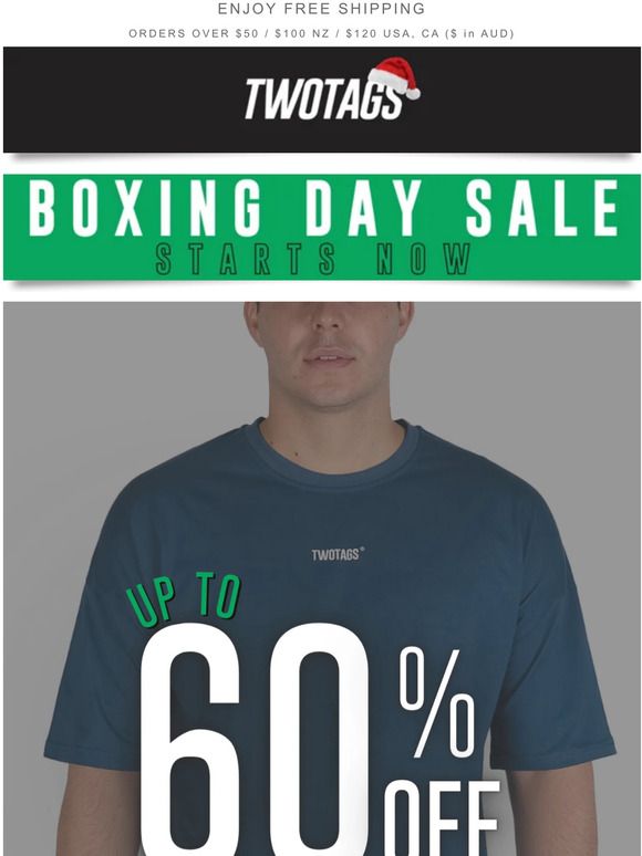 Boxing Day SALE: Up to 60% off 🎁