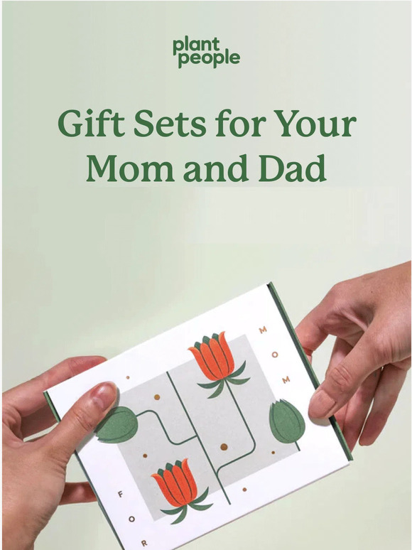 Plant People Gift sets for Mom & Dad Milled