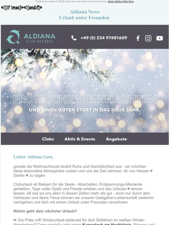 ❄ Winter Wonderland genießen ♥ Sonnenmomente buchen ☀ Urlaubsvorfreude sichern