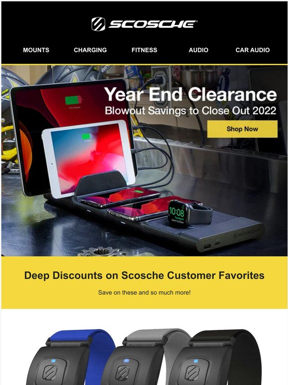 🚨 SAVE BIG on Scosche's 2022 Year End Clearance Sale! 🚨