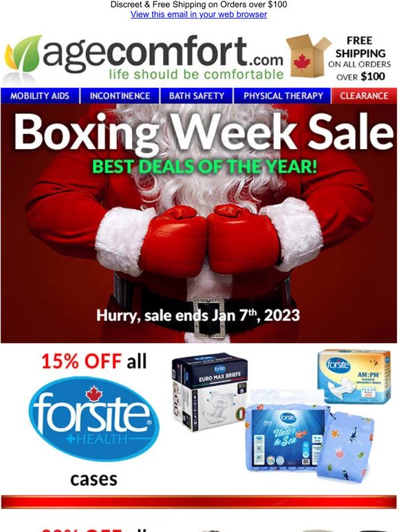 Don't miss out on our Boxing Week Sale - Up to 87% OFF!