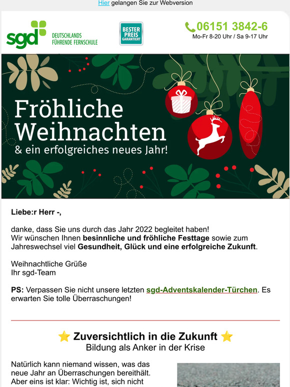 Alle Jahre wieder ... ⭐