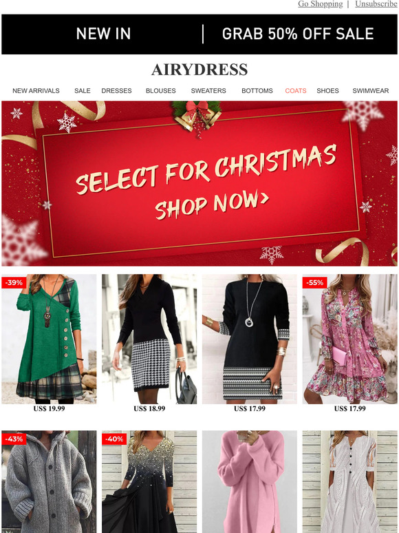 Airydress sale shop