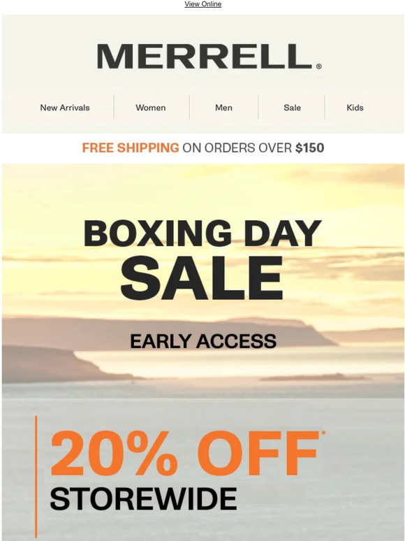 Storewide Boxing Day Sale 😮 EARLY ACCESS