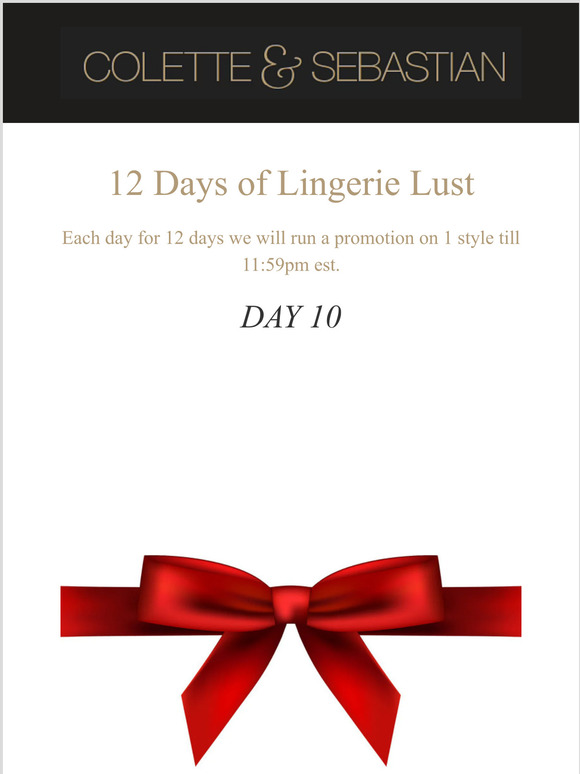 Day 10 of Lingerie Lust Promotion
