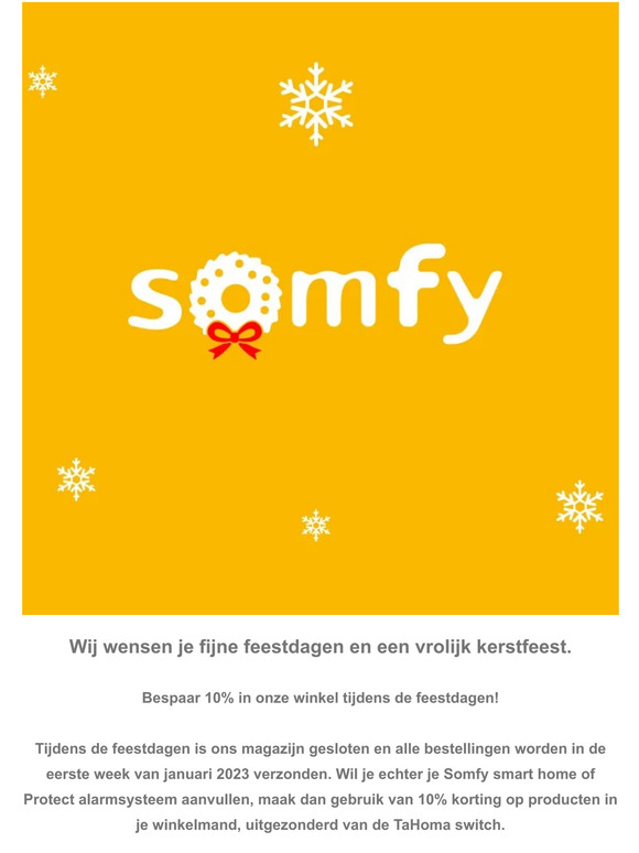 We wensen je fijne feestdagen - Bespaar 10% op onze producten
